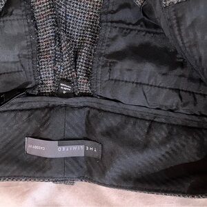 The Limited Black and Gray Boot Cut Pants